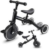 Elantrip 5 In 1 Balance Bike For 1 To 3 Years Old Kids Toddler Tricycle Kids Trikes Tricycle  Best Toys For Boy & Girl  Balance Training Adjustable Seat And Removable Pedal