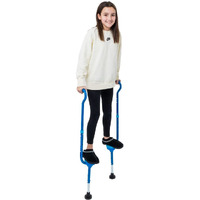Flybar Maverick Walking Stilts For Kids - 5 Adjustable Heights  Sturdy  Easy Assembly  Wide Non-Slip Rubber Bottom Tip  Foam Grips  Outdoor Toys For Kids 5+  190 Lbs