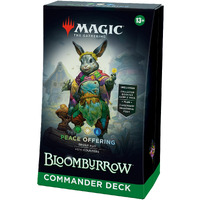 Magic: The Gathering Bloomburrow Commander Deck - Peace Offering (100-Card Deck  2-Card Collector Booster Sample Pack + Accessories)