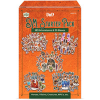 Wanderers Emporium 183X Hard Flat Dnd Miniatures With Bases | Dungeons And Dragons Starter Set 5E Mini Figures  Pawns  Standees  Tokens (Dm Starter Set  183  Miniatures)