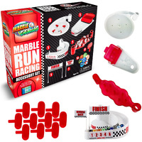 Marble Genius Marble Racing Booster Set - 10 Pieces Total (Marbles Not Included)  Construction Building Blocks Toys For Ages 3 And Above  With Instruction App Access  Add-On Set