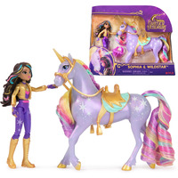Unicorn Academy  Sophia & Wildstar Set With 2 Riding Accessories & Hair Styling Tool  Dolls & Unicorn Toys For Girls Ages 4 And Up