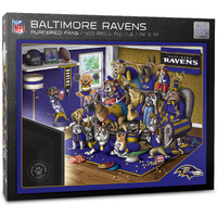 Youthefan Nfl Baltimore Ravens Purebred Fans 500Pc Puzzle - A Real Nailbiter