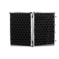 Kakapopotcg Dice Palace (Double-Sided Display With Silver Casing) - 2In1 Dice Display & Storage Case Storing Dice Sets & Collections Dnd Dice Metal Stone Resin Dice Bag Box Metal Case