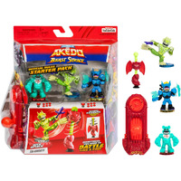 Legends Of Akedo Beast Strike Starter Pack | 3 Akedo Warriors | 1 Legendary Warrior  1 Beast Striker And 1 Ultra Rare Warrior | With Training Practice Piece And Exclusive Joystick Controller
