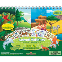 Teacher Created Resources Animal Habitats Reusable Sticker Pads