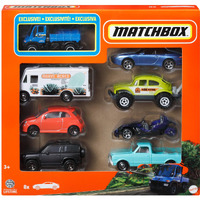 Matchbox Toy Cars Or Trucks 8-Pack  Set Of 8 Die-Cast 1:64 Scale Vehicles  Themed Multipack  Including 1 Exclusive (Styles May Vary)