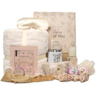 Get Well Soon Gifts For Women  Care Package Gift Feel Better Basket Warm After Surgery Recovery Encouragement Gift Thinking Of You Box With Blanket Coffee Wine Tumbler For Women Friends Female
