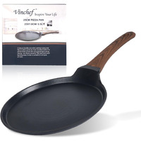 Vinchef Nonstick Crepe Pan  11Inch Skillet Pan For Dosa Tawa Omelette Tortillas Crispy Pancake  Griddle Pancake Pan  Pfoa Free And Induction Compatible
