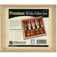 Flexcut 4 Piece Premium Wide Palm Set (Frp404)
