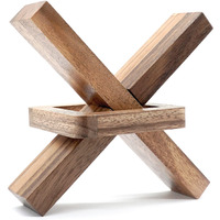 The Wooden Brain Teasers For Adults Logic Games Gift Puzzle And Mind Teasers For Kids Of The Cross Out Tricky Games Wood Iq Puzzles Challenging To Open Trick Lock