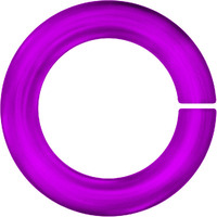 Weave Got Maille Anodized Aluminum Gauge Violet Jumprings  5Mm