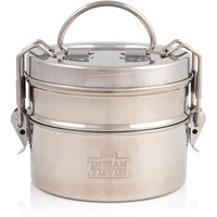 2 Tier Indian-Tiffin Stainless Steel Small Tiffin Lunch Box