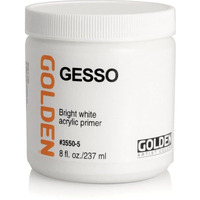 Golden Acrylic Gesso - 8 Oz Jar