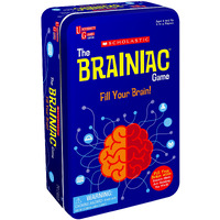 Scholastic  The Brainiac Game Tin
