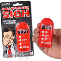 Archie Mcphee Disappointed Sigh Electronic Sound Maker Gag And Practical Joke Toys  8""  Multi-Colored