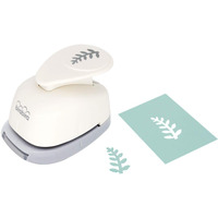 Bira Craft 1 Inch Rock Fern Shape Lever Action Craft Punch For Paper Crafting Scrapbooking