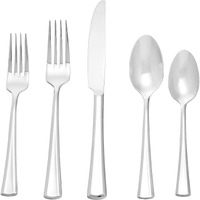 Oneida Noble 20 Piece Everyday Flatware 18/0 Stainless Steel  Service For 4  Silverware Set