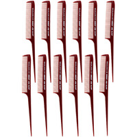 Krest Goldilocks G5 8-1/2 Rattail Comb Extra-Fine Tooth. Heat Resistant Hair Combs. 1 Dz.
