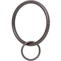 Ivilon Drapery Eyelet Curtain Rings - 2"" Ring Loop For Hook Pins  Set Of 14 - Oil Rubbed Bronze (Orb)