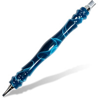Diamond Painting Pen With Stainless Steel Tips  Cateared Resin Diamond Art Drill Pen With Metal Placers  Diamond Painting Acessories And Tools 5D Diy Kits(Dark Blue)