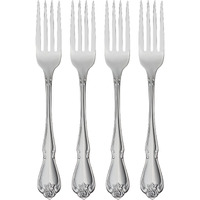 Oneida True Rose Dinner Forks  Silver Set Of 4