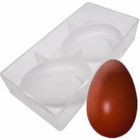 Polycarbonate Easter Eggs Chocolate Mold Ostrich Egg Shape Candy Mould 14Cm (5.5Inch) Long