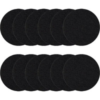 7.2 Inch Kitchen Compost Bin Filters Charcoal Replacements  Enloy 12 Pack Charcoal Filters For Countertop Home Bucket  Longer Lasting Round Extra Thick Activated Charcoal