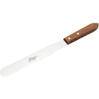Ateco Straight Spatula With 8-Inch Stainless Steel Blade  Wood Handle
