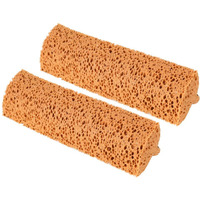 Yocada Sponge Mop Replacement Refill Head Home Commercial Use Tile Floor Bathroom Garage Cleaning Easily Dry Wringing 2 Pcs