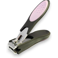Dream Cut Nail Clipper With Comfort Grip Nail Catcher - Chrome Plated Toenails Clippers Nail Cutter Catches Clippings Sharp Sturdy Trimmer Stainless Steel For Men And Women