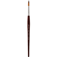 Speedball Art Products Escoda Prado Series Artist Watercolor & Acrylic Short Handle Round Paint Brush  Size 10  Synthetic Sable