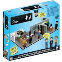 The Office Dunder Mifflin Scranton Branch Construction Set (369 Pieces) With Updated Characters