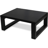 Consdan Step Stool With Metal Frame  Solid Hardwood Step Stool For Toddler/Kids/Adult  Portable Step Stool For Bedroom Bathroom-Black