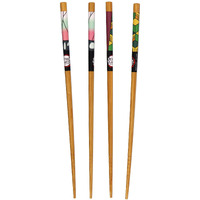 Just Funky - Demon Slayer Bamboo Set Of 2 Collectible Anime Chopsticks 8.85 Inches Long Gift Set