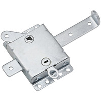 National Hardware N280-743 V7647 Side Locks In Zinc  7-1/2"" Wide