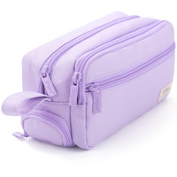 Hvomo Large Pencil Case High Capacity Holder Box Storage Bag Desk Organizer Marker Pouch Pen For Middle School Office College Adult Girl And Boy(Purple)