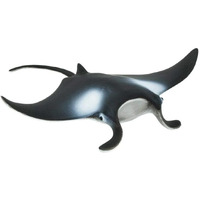 Safari Ltd. Manta Ray Figurine - Realistic 4"" Sea Creature Figure - Educational Toy For Boys  Girls  And Kids Ages 3+