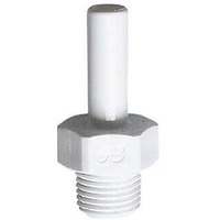 John Guest - Pp051222W Stem Adapters  3/8"" Od Tube To 1/4"" Npt(M)  Pp  10/Pk