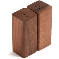 Kalmar Home Acacia Wood 4 Inch Salt & Pepper Shakers