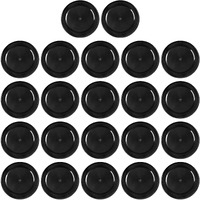 Levenger Circa Discs Binder Rings For Discbound Notebooks System  22 Pack  Black  3-Inch