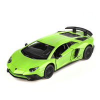 Tokaxi 1/36 Scale Lamborghini Aventador Lp750-4 Sv Diecast Cars Models Pull Back Vehicles Toy Cars Cars Gifts For Boys Girls (Green)