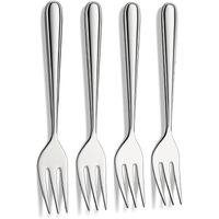 Dessert Forks Appetizer Forks Sets Forged 18/10 Stainless Steel Salad Forks Fruit Forks Oyster Forks Cocktail Forks 6-Inch Set Of 4 Heavy Duty And Dishwasher Safe