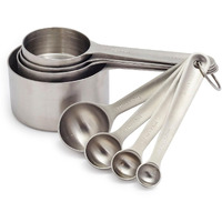 Sur La Table Stainless Steel Measuring Cups & Spoons  Set Of 8  Silver