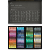Mungyo Gallery Professional Artists' Soft Oil Pastels Set Of 72 Vibrant Colors For Blending