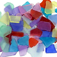 Sea Glass -11Oz Assorted Mix Tumbled Sea Glass Decor - Bulk Sea Glass - Sea Glass For Crafts - Glass Pieces For Crafts - Beach Glass For Crafts - Sea Glass Art - Sea Glass Vase