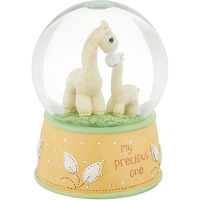 Precious Moments Resin/Glass Precious One Giraffe Musical Snow Globe  Yellow