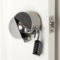 Door Handle Lock  Door Knob Lock Out Device Cover To Disable The Doorknob/Faucet/Valve  Prevents Turning Of Door Knob And Access To Keyhole  Prevents Operating The Knob (Password Hanging Lock)