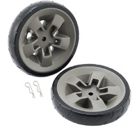 67445 Grill Wheels Replacement Parts For Weber Wheels Genesis Ii And Genesis Ii Lx 200 300 400 600 Series Gs4 Grill(Model Years 2017 And Newer) Weber Ii E-310 8 Inch Plastic Black Bbq Wheel Kit 2Pcs