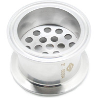 Qiimii Tri Clamp Filter Plate - High Pressure Sanitary Fitting With 6Mm Holes  2"" Tri Clamp Size